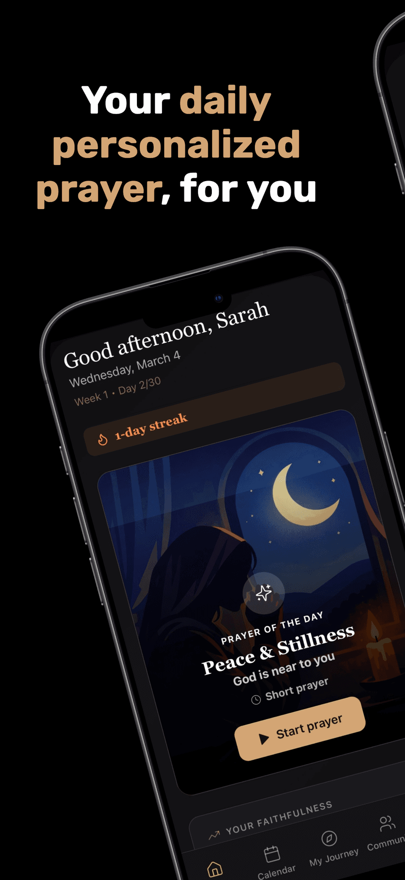 What to expect inside the Holy Faith app